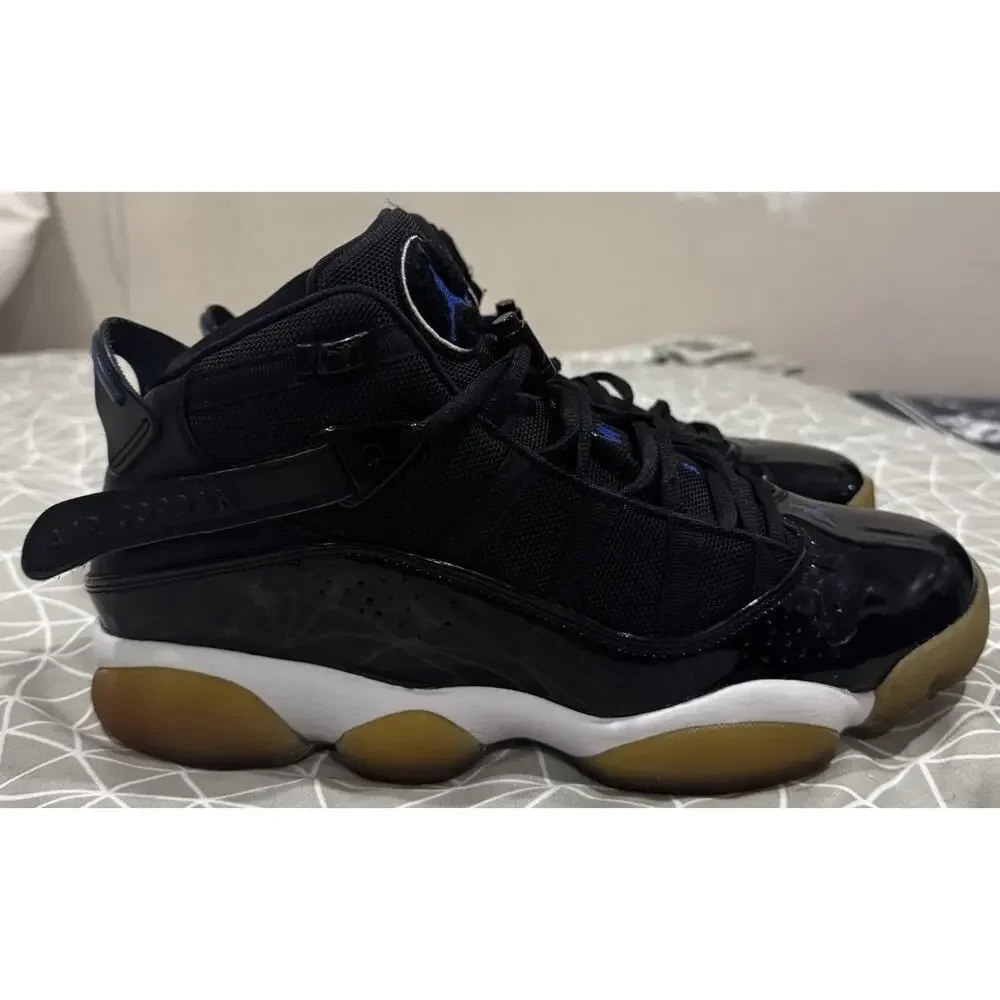 Nike Air Jordan 6 Rings Space Jam Black Blue 322992-016 Men’s Size 9.5